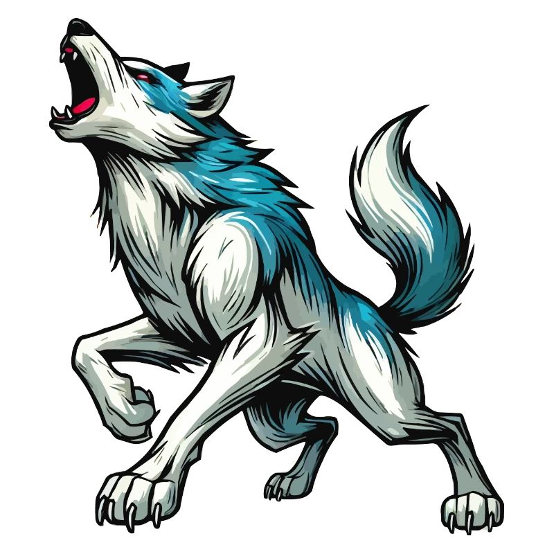Bande dessinée de loup