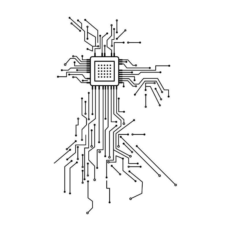 CPU Heart Computer Programmer Gift Design