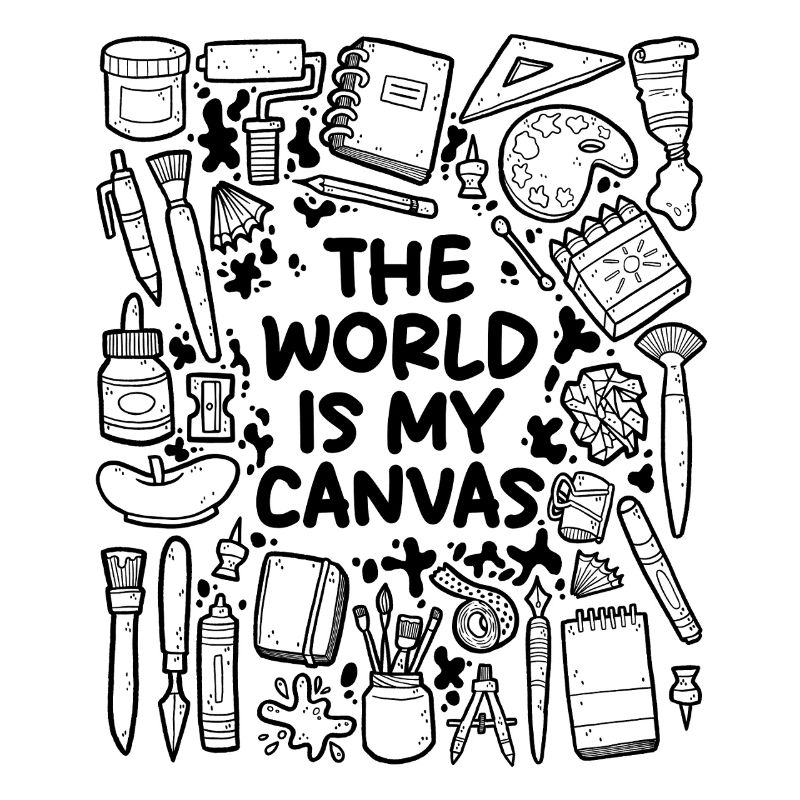 The World Is My Canvas – Art & Creativity