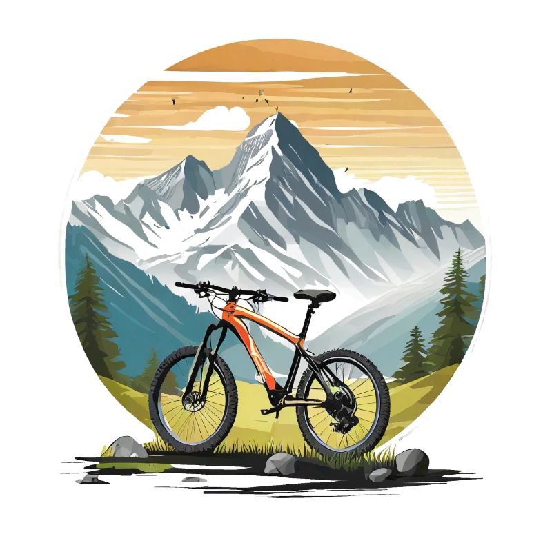 VTT dans les Alpes