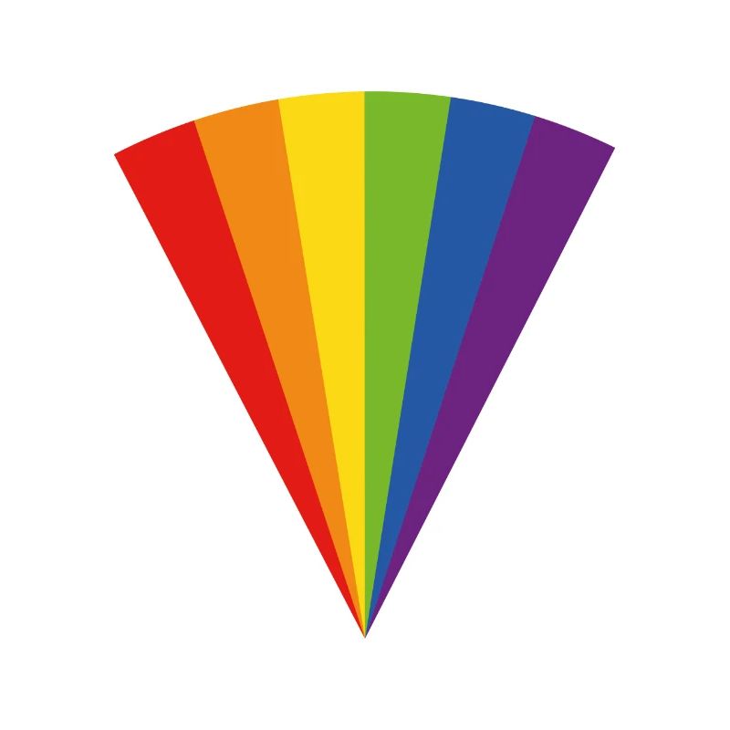 Pride Flag Fan