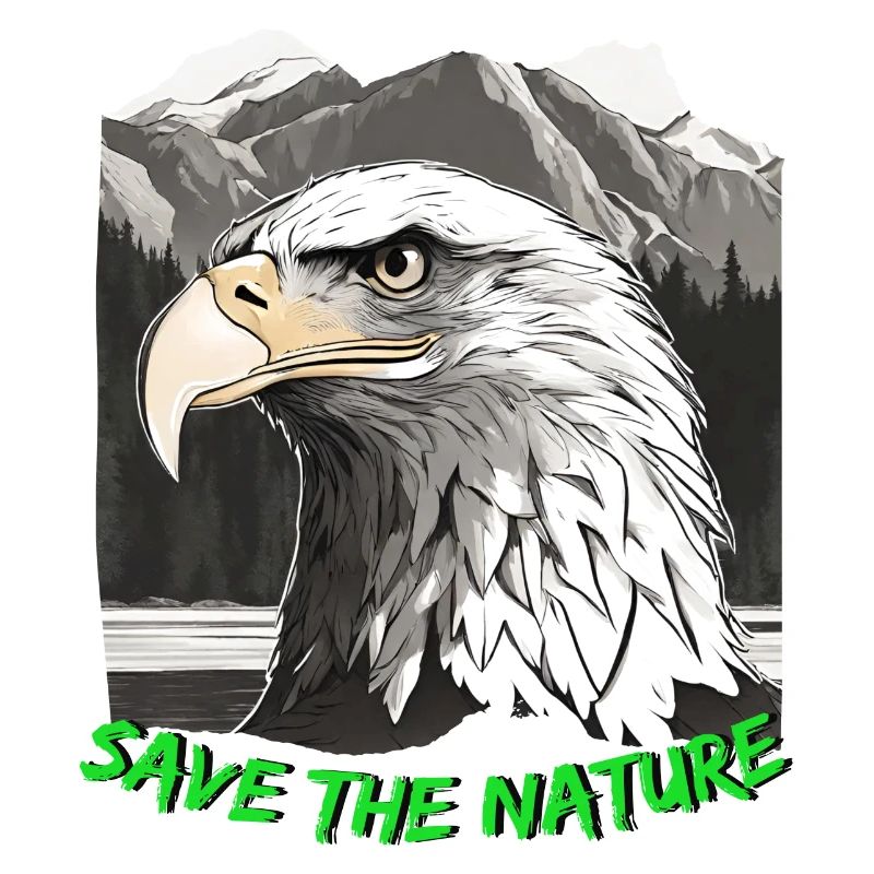 Eagle's Head "Save the Nature"