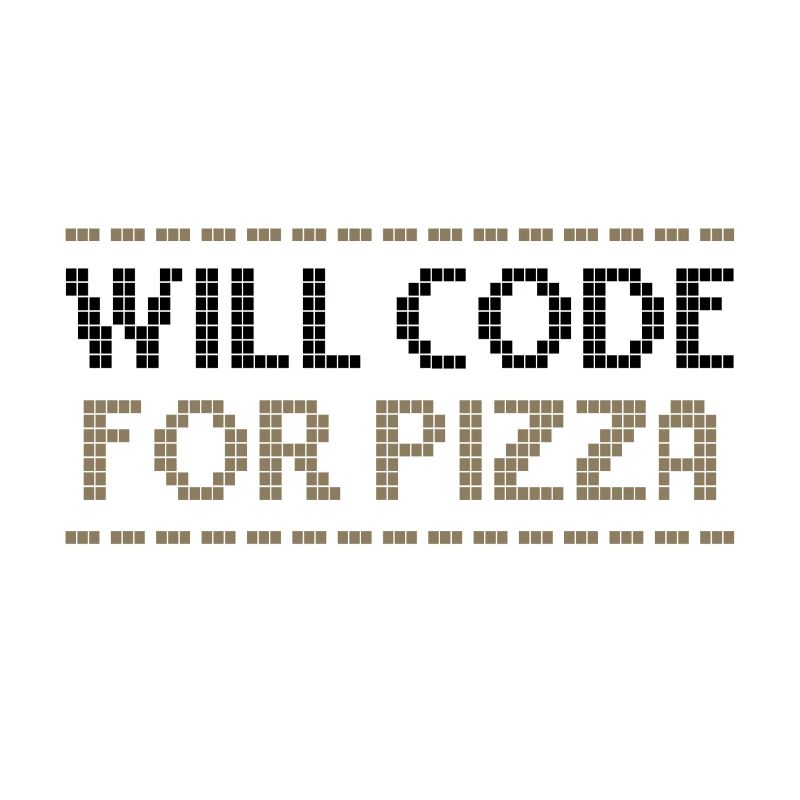 Computercodierung codiert für Pizza-Programmierer