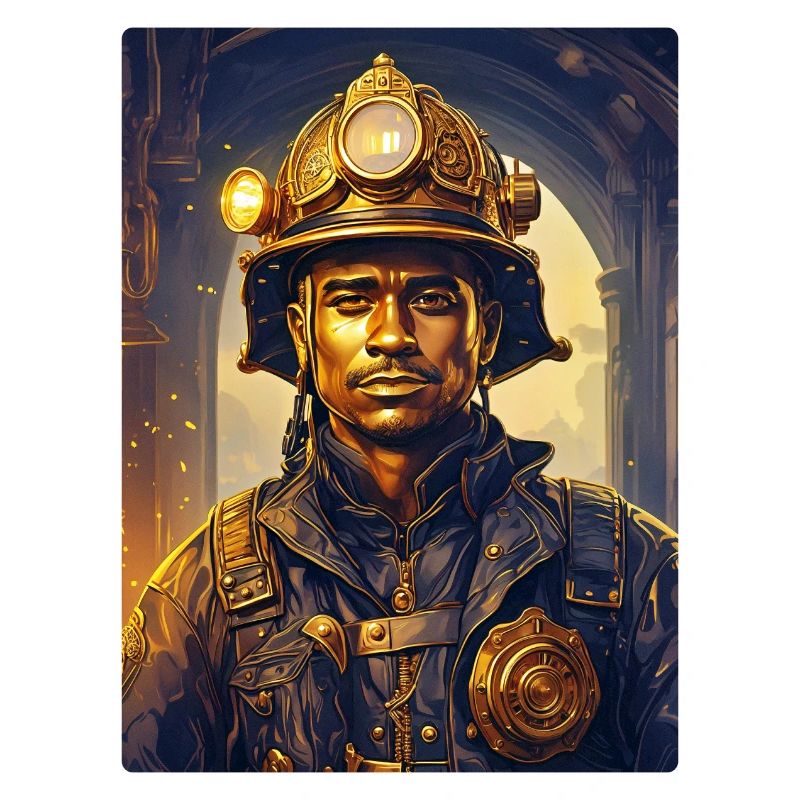 Steampunk Firefighter Man 1.30