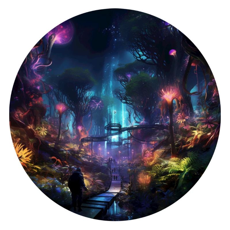 Néons dans la jungle : découvrez la jungle