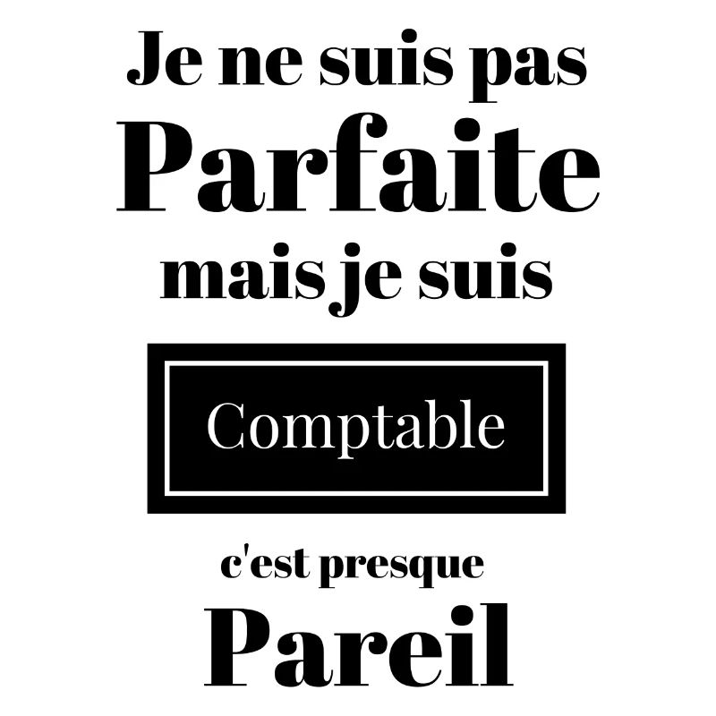 Femme comptable presque parfaite