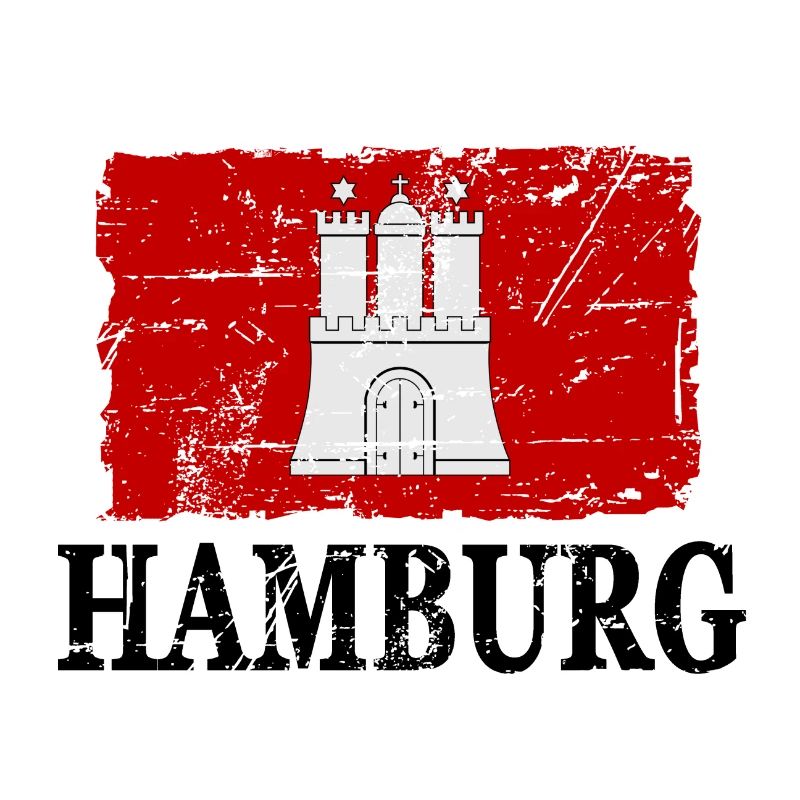 Hambourg Drapeau - Hambourg Flag
