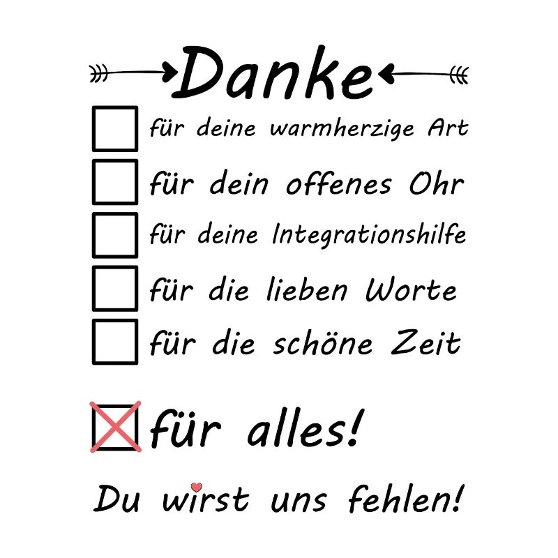Integrationshielfer Integrationshilfe Danke sagen