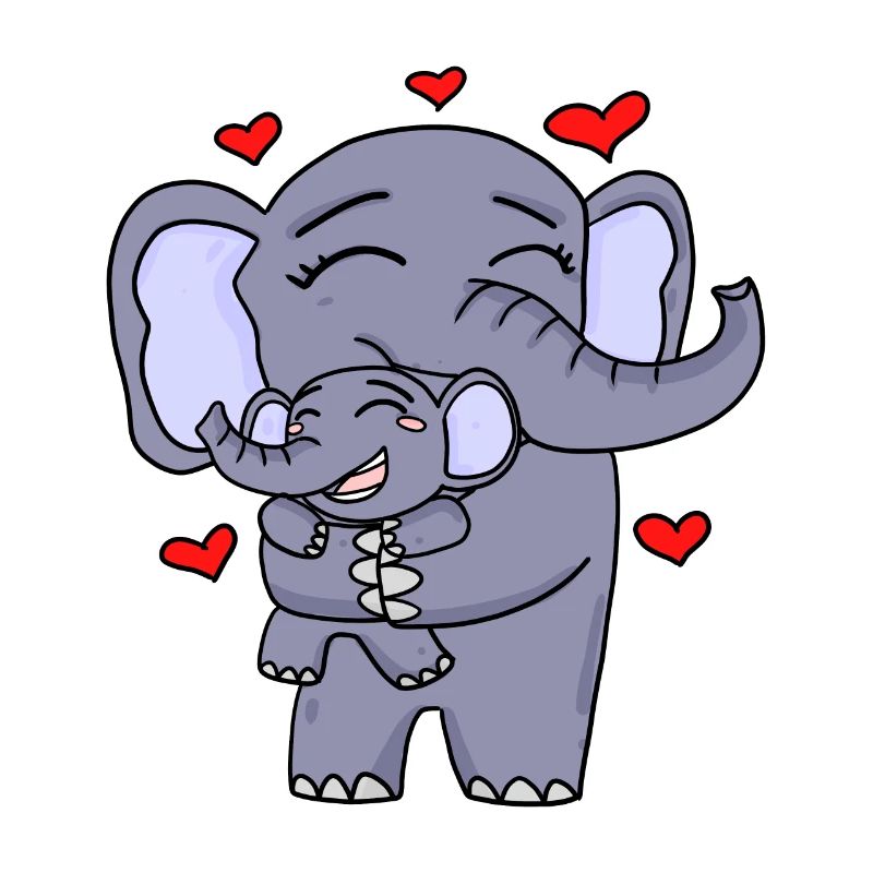 Éléphant mignon