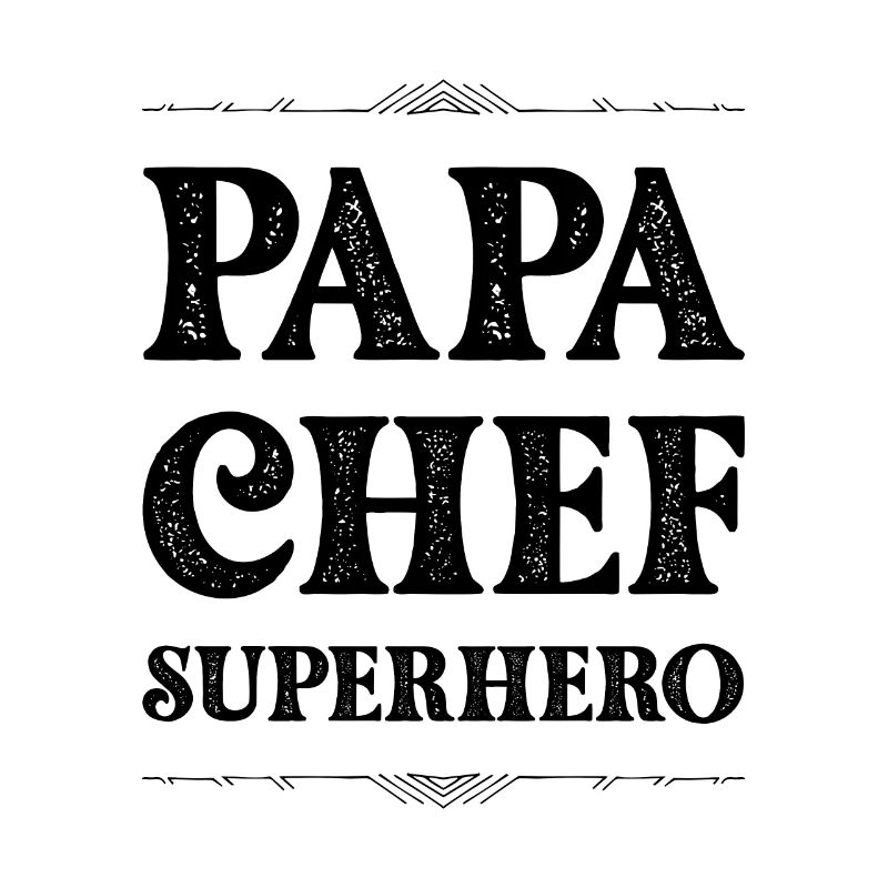 Papa Chef Superheld Dad