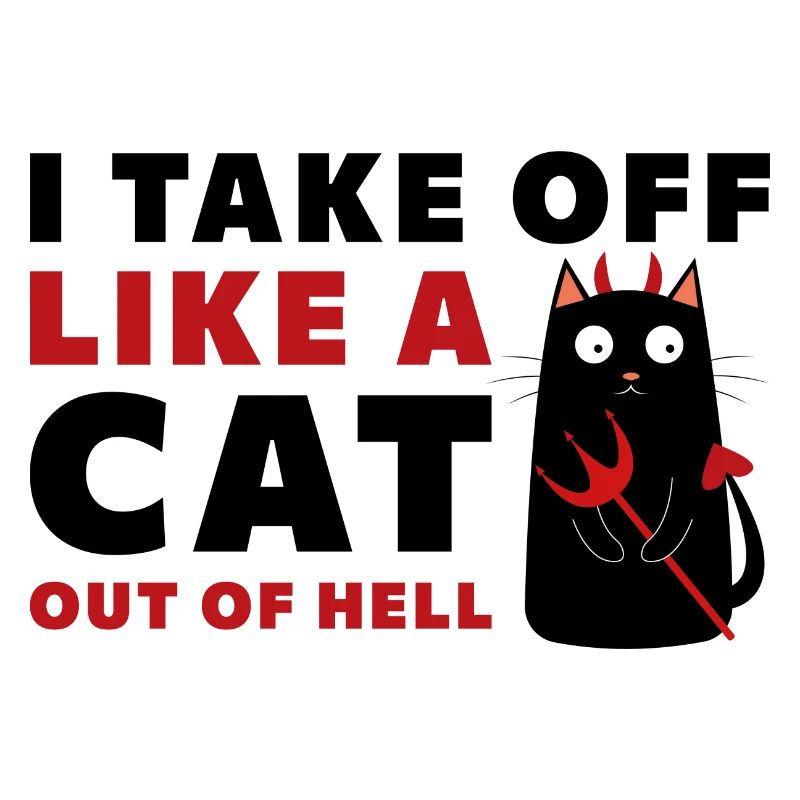 Je décolle comme un chat hors de l’enfer