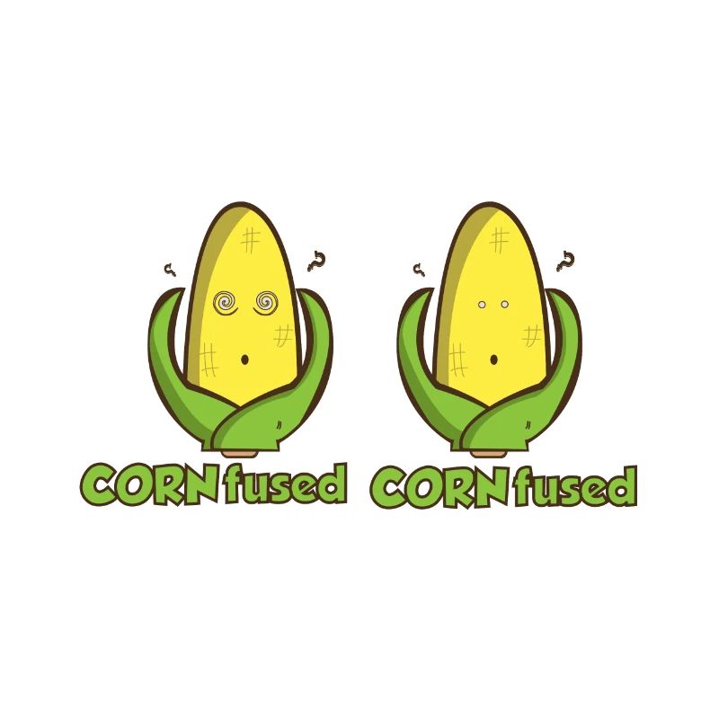 CORN fused! Corn Corn Saying Gift Idea