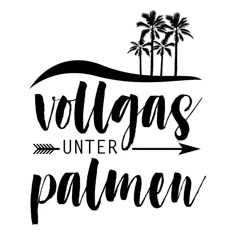 Full throttle under the palms