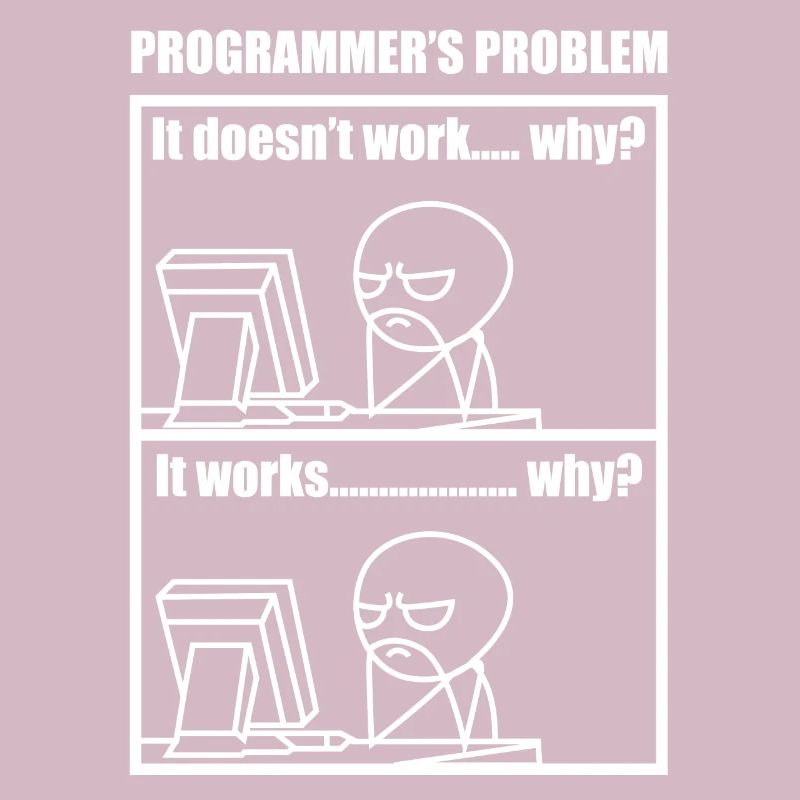 Programmer Computer Scientist Meme Funny Cartoon I