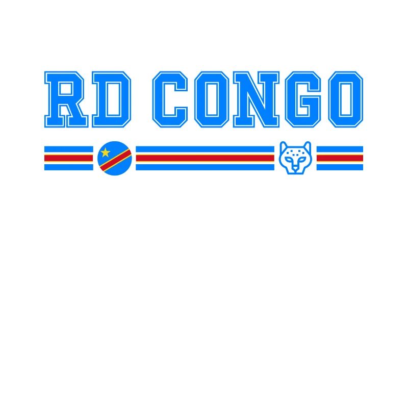 RD CONGO drapeau et emblème du Congo
