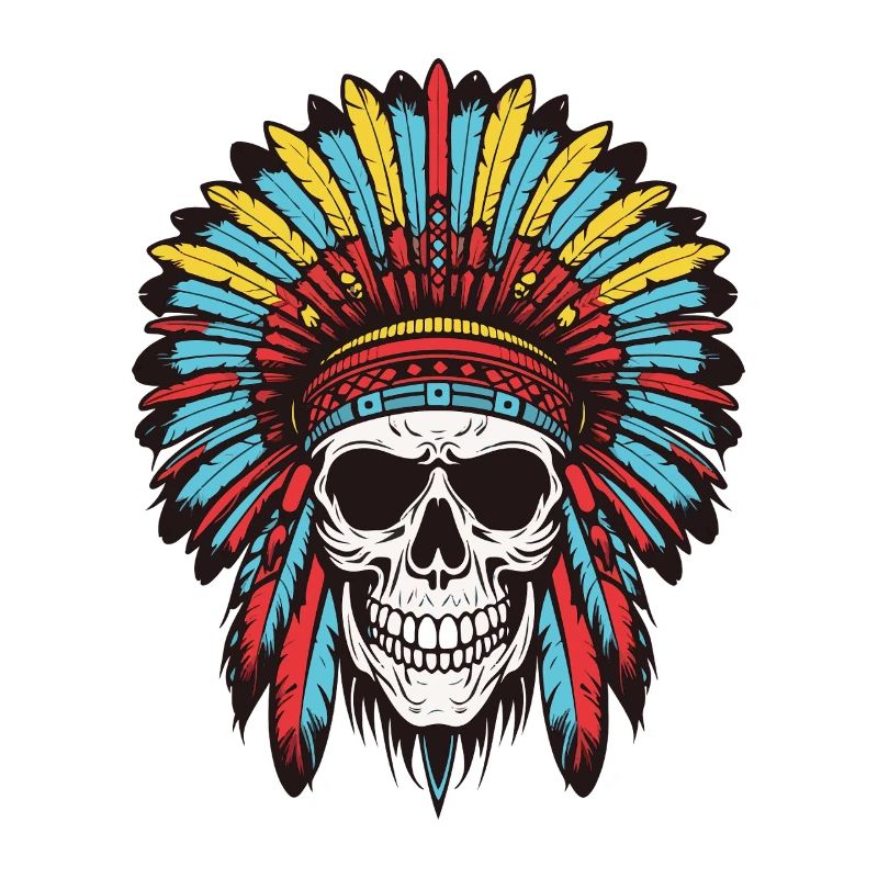 Crâne de chef indien Apache
