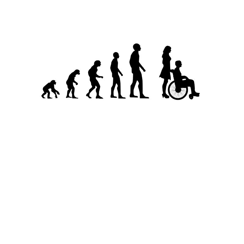 Wheelchair human evolution handicap