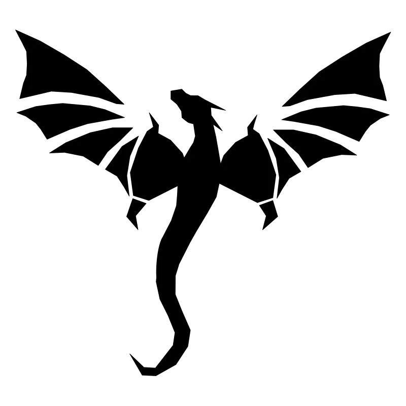 Schwarzer Drache