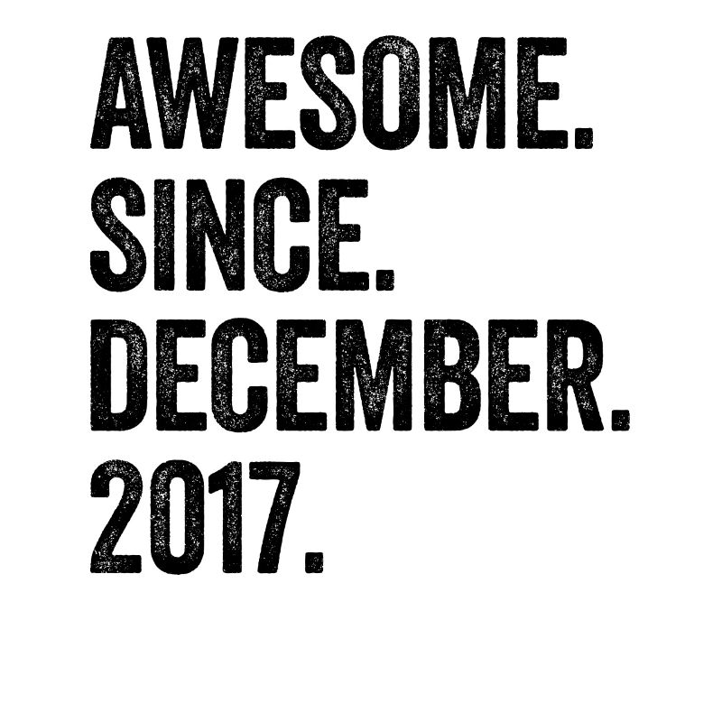 5 Years Old December 2017 5th Birthday