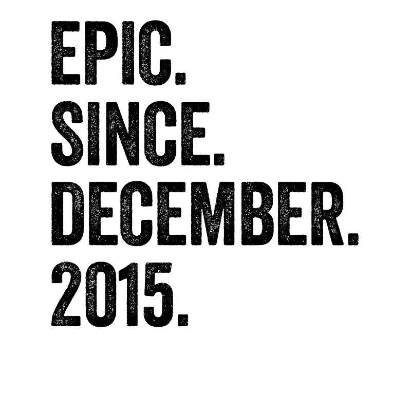 Epic Since December 2015 7. Geburtstag