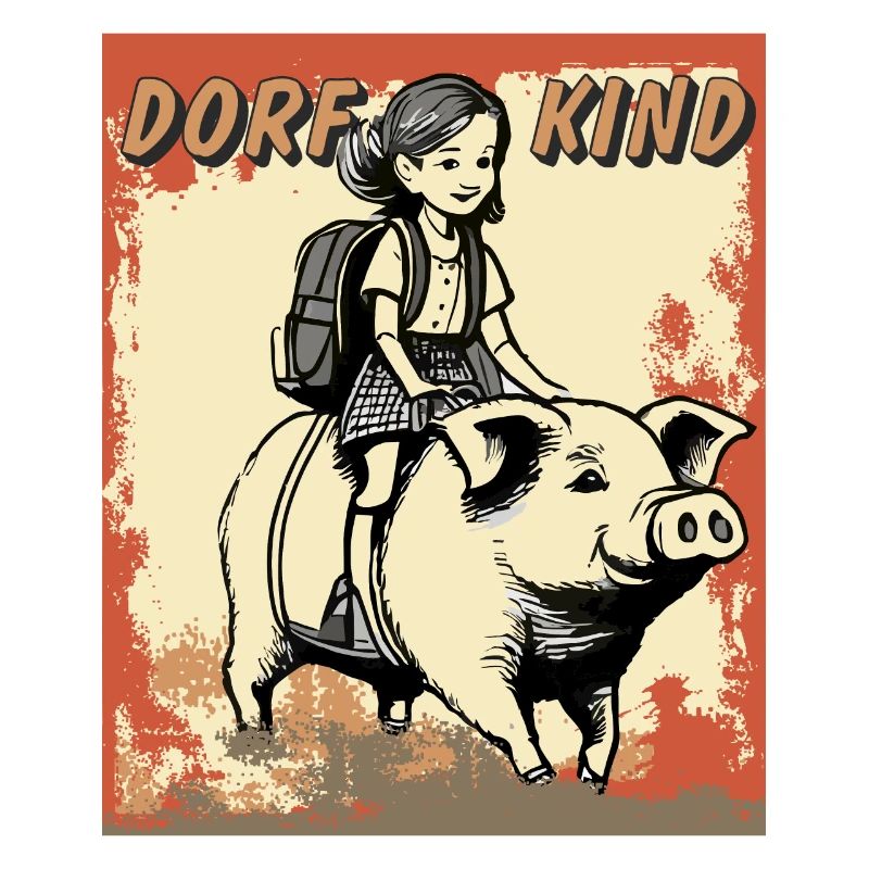 SCHWEIN KIND MÄDCHEN