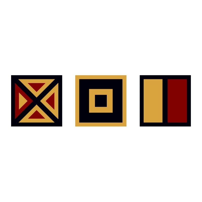 Abstract, geometric pattern