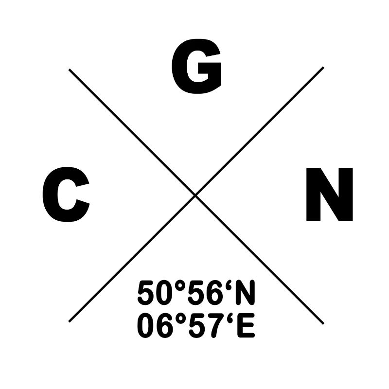 CGN hometown coordinates gift Cologne Kölle