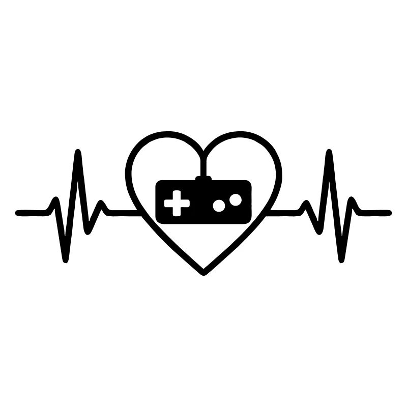 Herz Retro Videospiele Controller