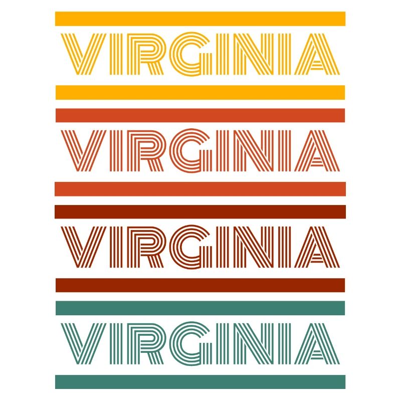 Texte de Virginie dans un design de couleur différente