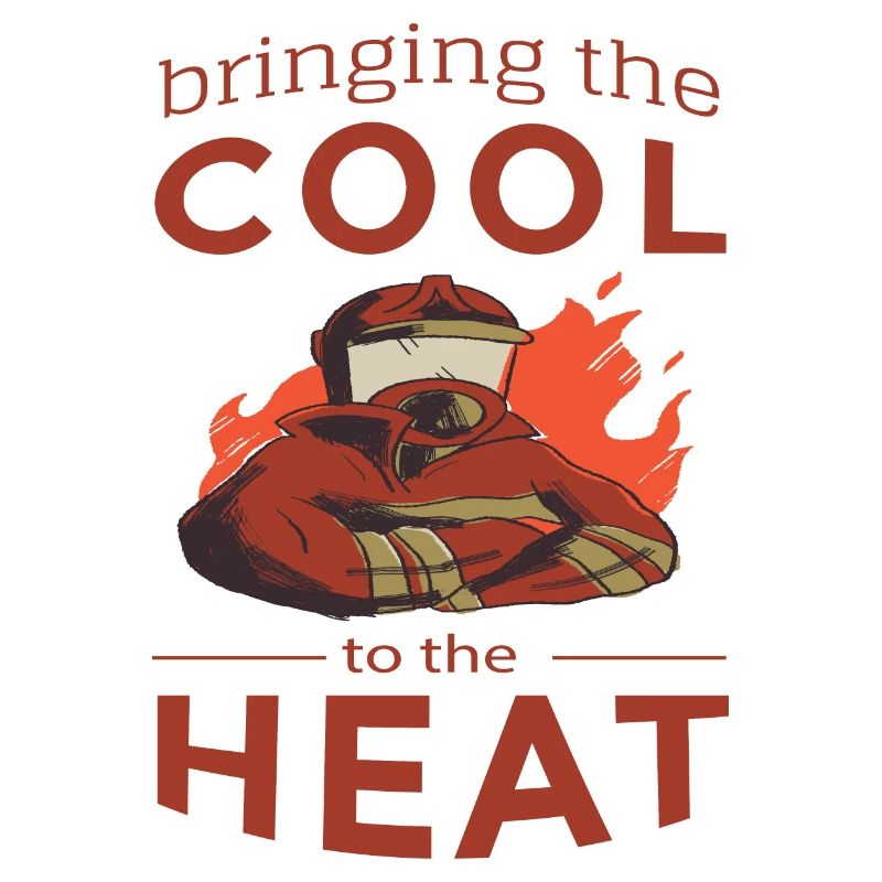 Fireman professional fire department fire engine