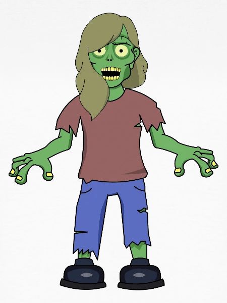 Zombie Mädchen