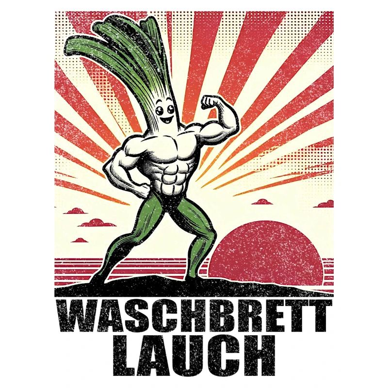 Washboard Garlic with Washboard Abs