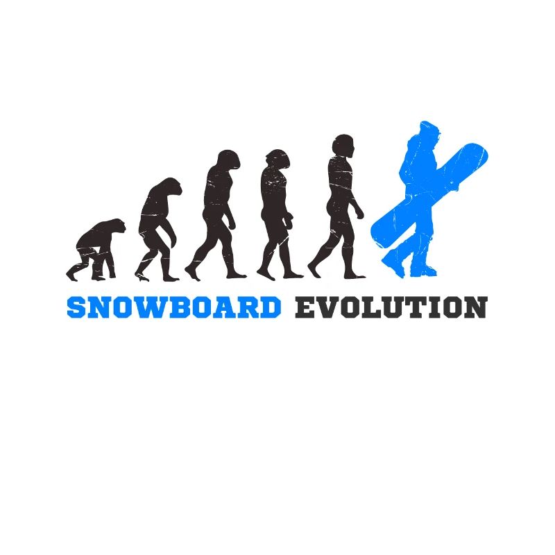 Snowboard Snowboarder Evolution