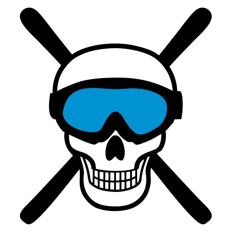 Skiing Skull