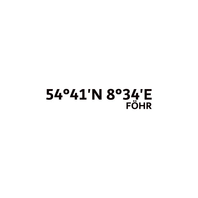 Föhr coordinates