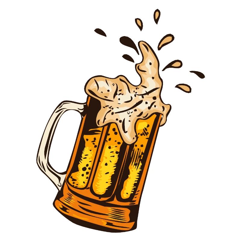 biere mousse binouse chope alcool 1710 B