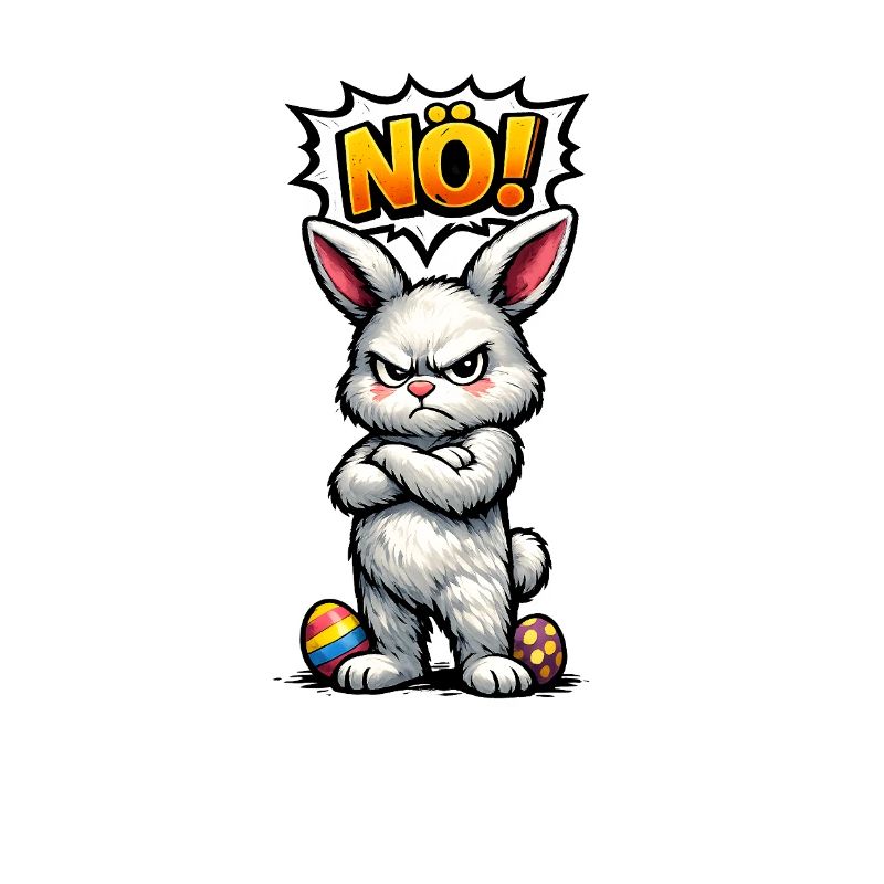 Regal de Pâques de la bande dessinée Bunny de Basse-Autriche