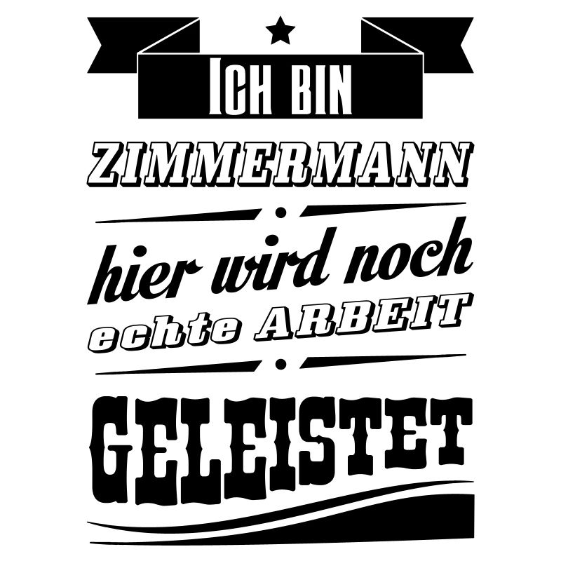 Zimmermann - Berufe-Shirt