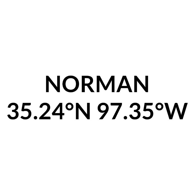 Norman, Oklahoma, USA Coordinates