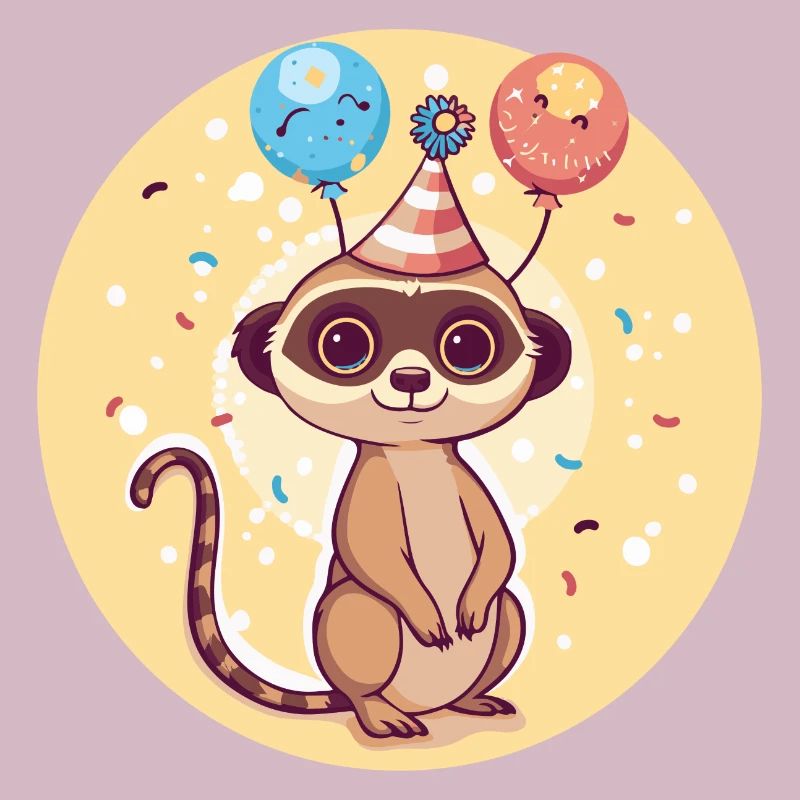 Erdmännchen Geburtstag Comic