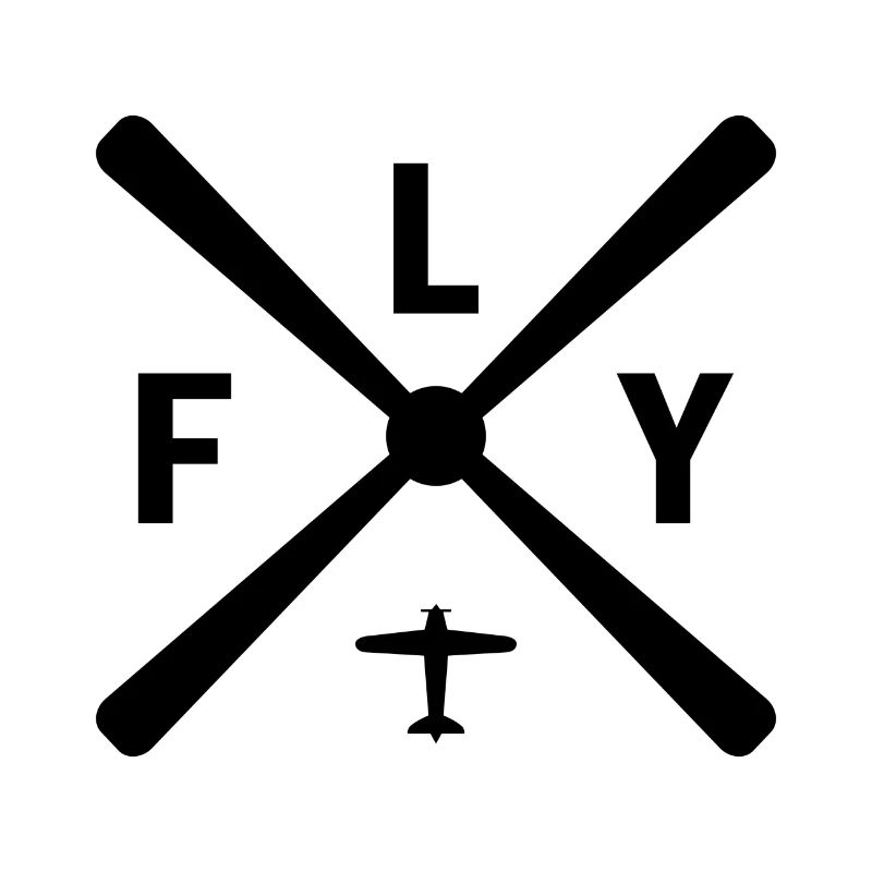 Fly Geschenk Flieger Pilot Flugzeug Copilot
