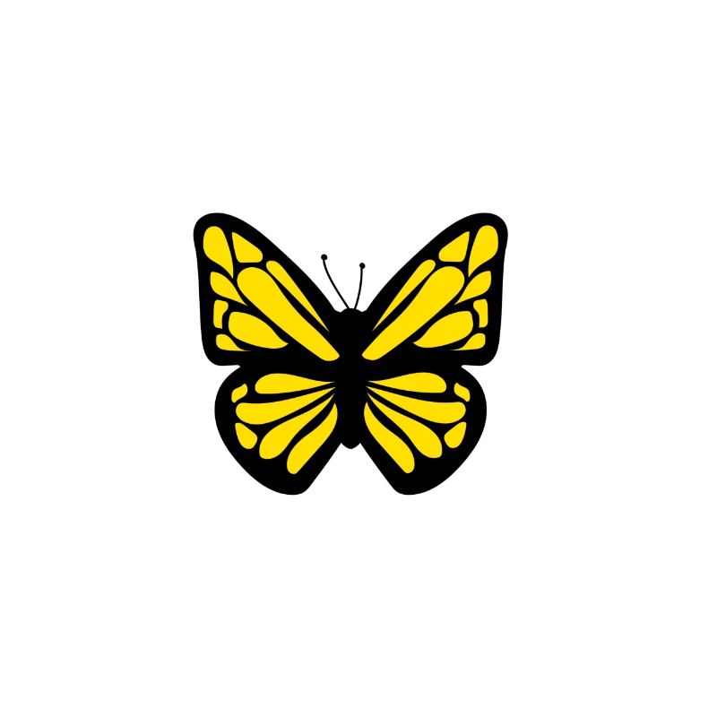 papillon jaune