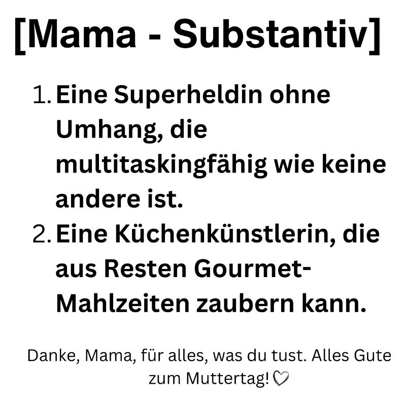 Lustiges Muttertag Geschenk - Superhelden-Mama