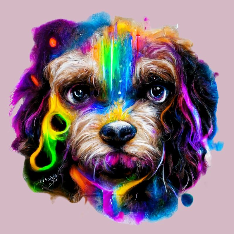 Cavapoo design in color