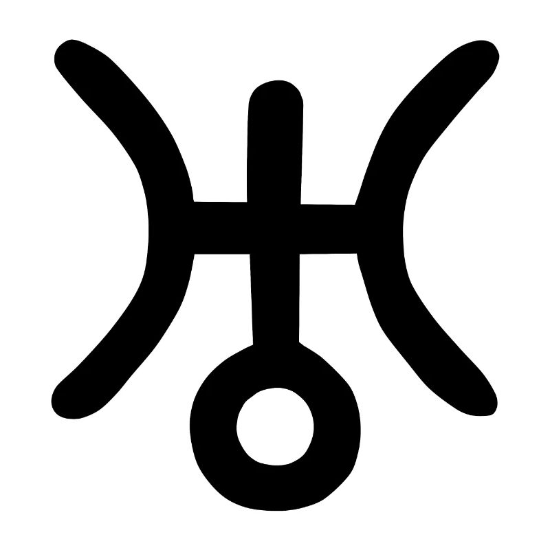 Symbole astrologique Uranus