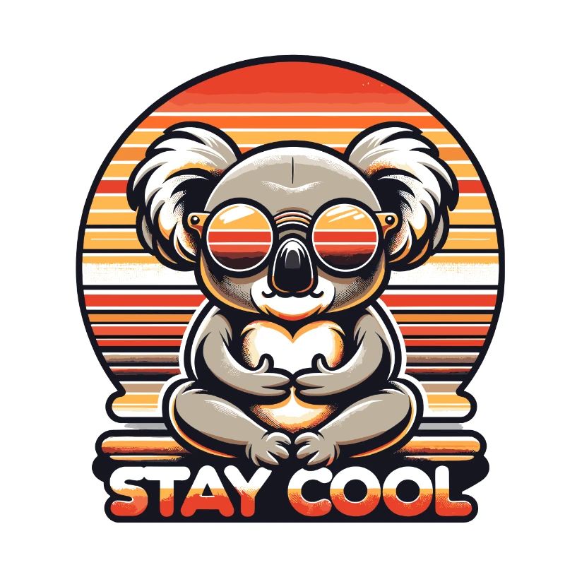 Cool Zen Koala - Relaxation Guaranteed