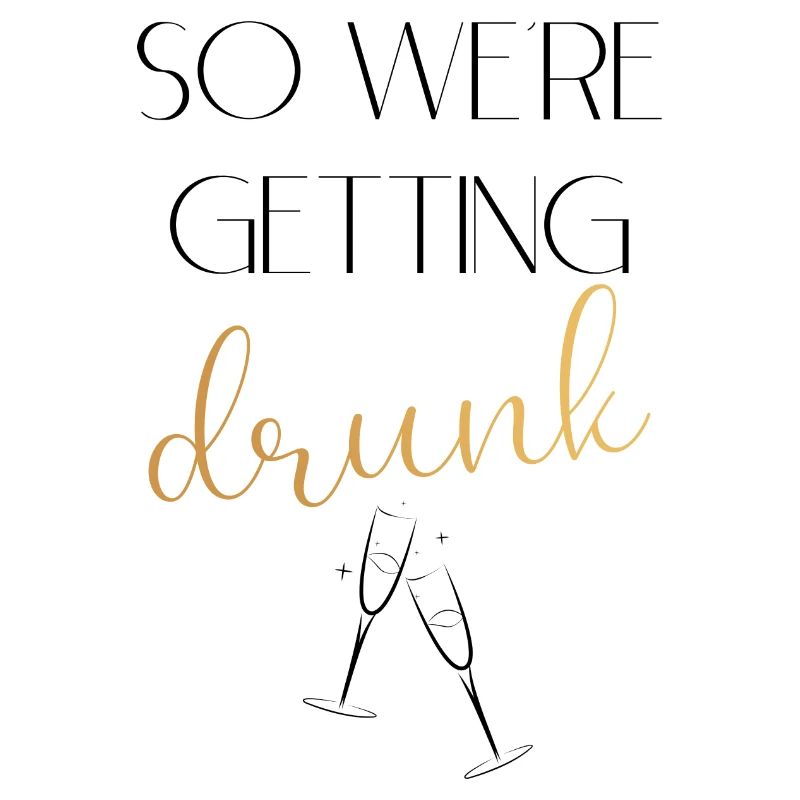 Wedding Drunk Black