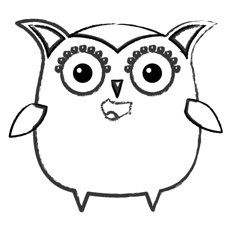 owl,drawing,pencil,comic,black