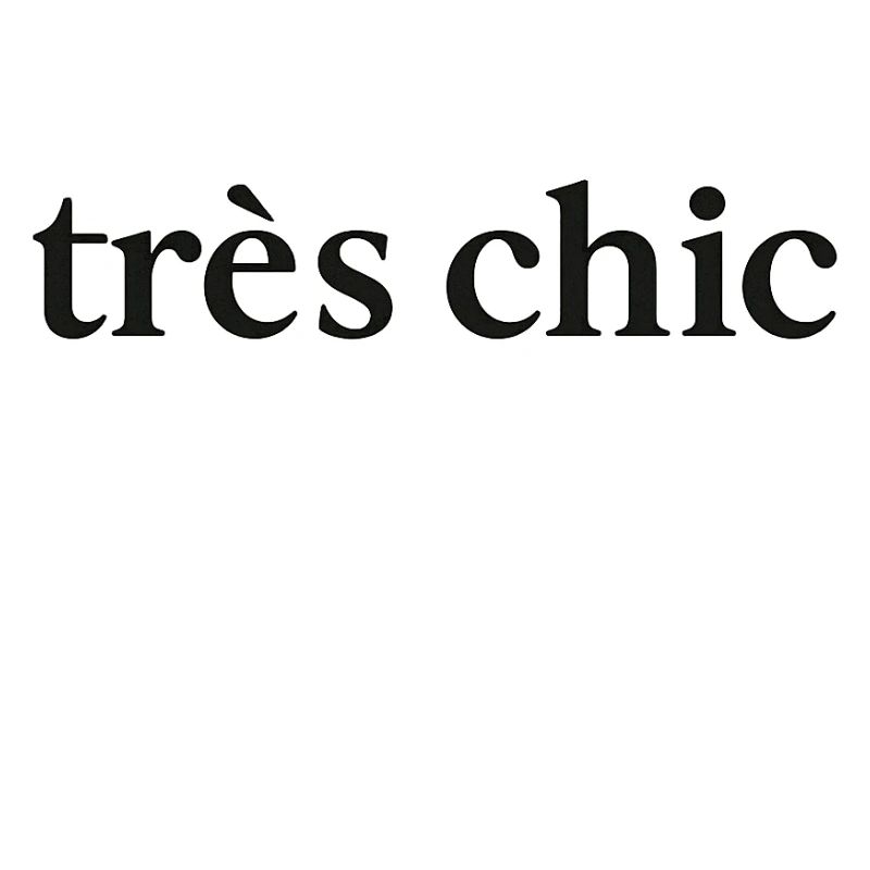 trés chic. Imprint
