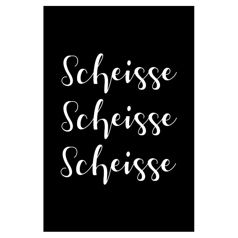 Scheisse Scheisse Scheisse fluchen